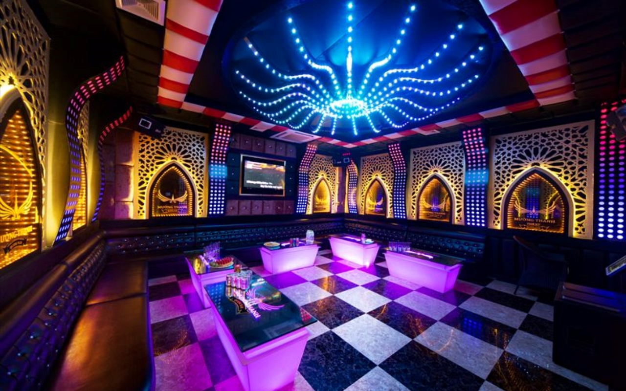 Phòng karaoke tại khách sạn Mường Thanh Luxury Sơn La