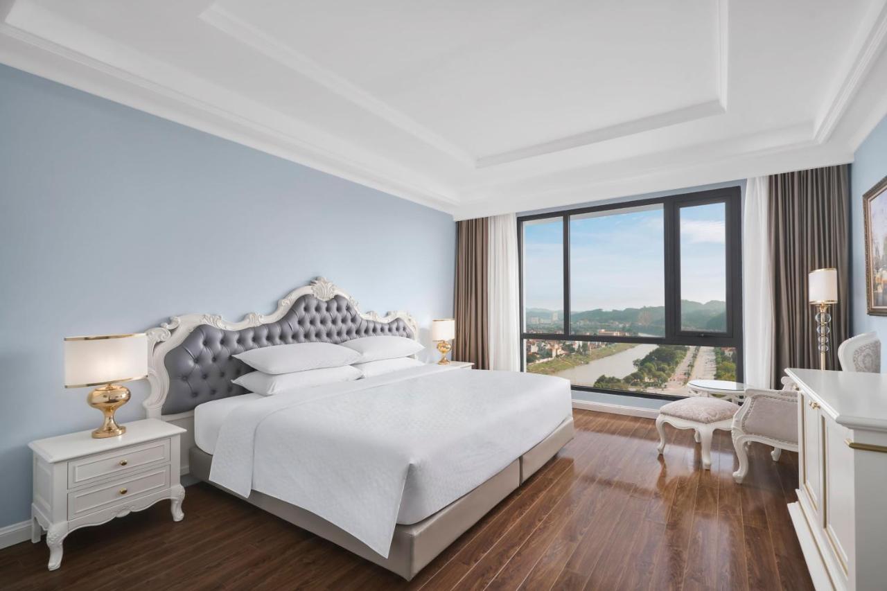 Phòng Deluxe King Skyline View với một giường đôi 