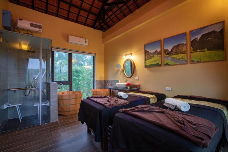 Bái Đính Garden Resort và Spa  mang đến dịch vụ massage thư giãn