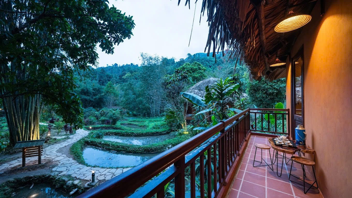 Panhou Retreat nằm ẩn mình giữa vùng núi non xanh ngát của Hà Giang